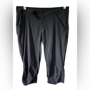 PrAna Gray Capris Sz 8